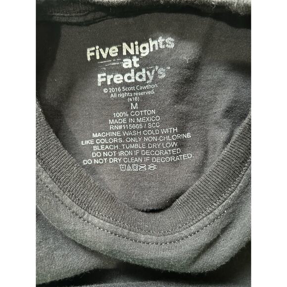 FIVE NIGHTS AT FREDDYS T Shirt short sleeve Men's M - Picture 5 of 5